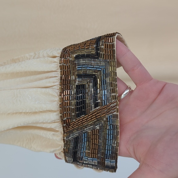 80sVTG Francesca of Damon Beaded Dress - Picture 4 of 10